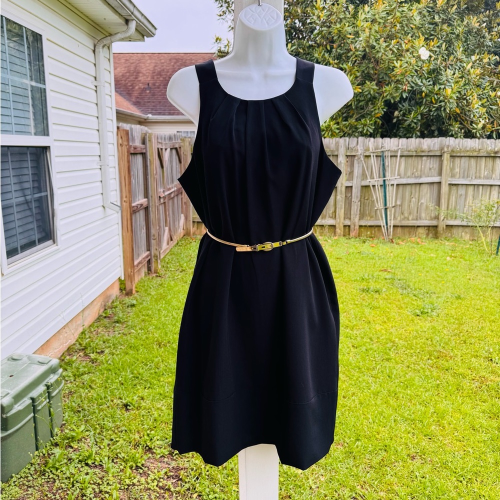 OLEG CASSINI Black Dress